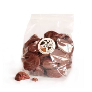 Cacao Beans Covered with Chocolate